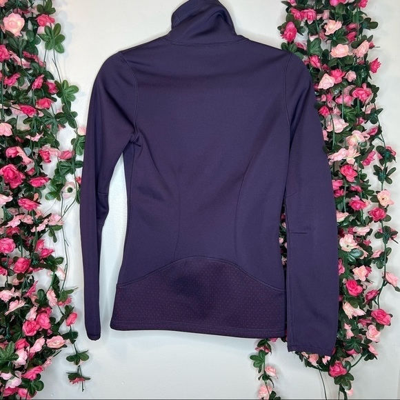 🌹Nike Golf Purple Thermal Full Zip Jacket Womens XS Sports Fitness Running - Picture 5 of 7